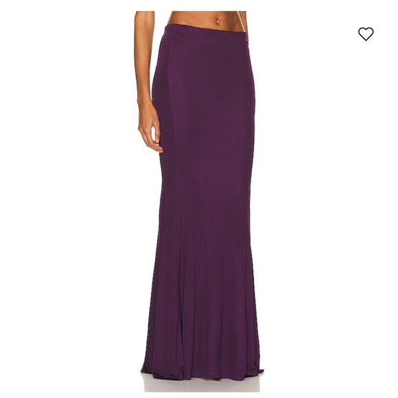 RTA Maxi Skirt in Grape - Picture 2 of 11